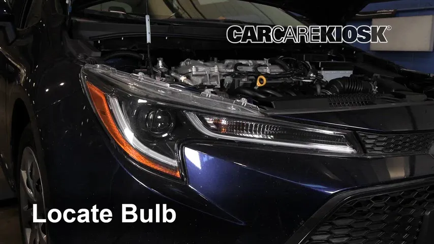 2021 Toyota Corolla LE 1.8L 4 Cyl. Éclairage Feu clignotant avant (remplacer l'ampoule)